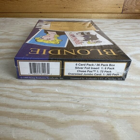 Factory Sealed Box 1995 Authentix Blondie Comic Strip Trading Cards - Picture 6 of 6
